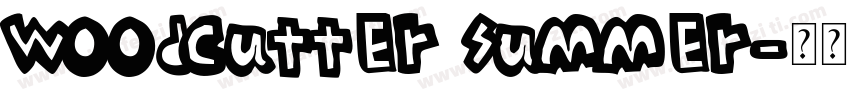 Woodcutter Summer字体转换